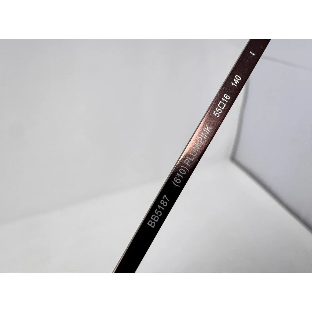 Bebe BB5187 Eyeglass Frames Only 55-16-140 Plum Pink Authentic